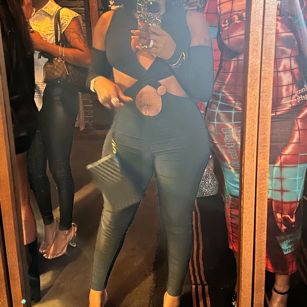 Black jumpsuit